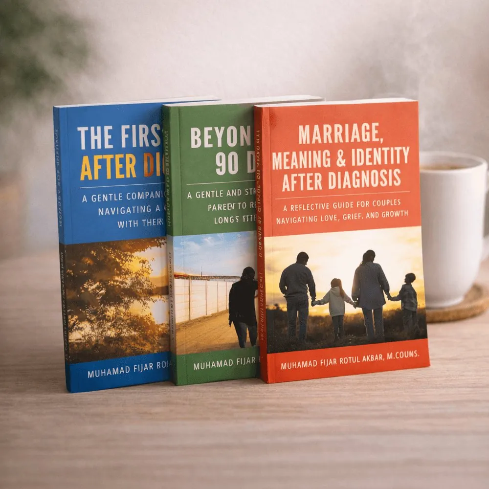 Tiga buku The After Diagnosis Series