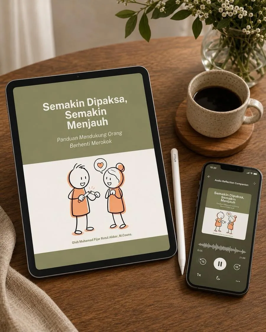 E-book Semakin Dipaksa, Semakin Menjauh di tablet dan ponsel